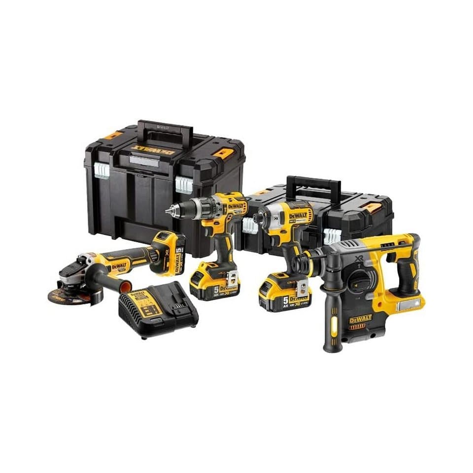 DeWalt Akku-Schrauber-Set DCK422P3T-QW, 18V Akku mit 5Ah Kapazität