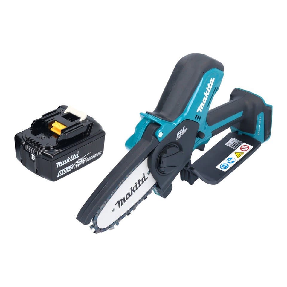 Makita Benzin-Kettensäge DUC 101 G01 18 V 10 cm Brushless + 1x Akku 6,0 Ah - ohne Ladegerät