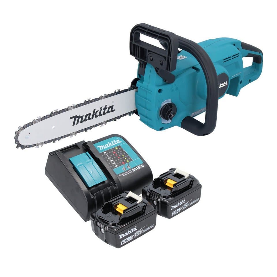 Makita Akku-Kettensäge DUC 307 SG2X3 18 V 30 cm Brushless + 2x Akku 6,0 Ah + Ladegerät