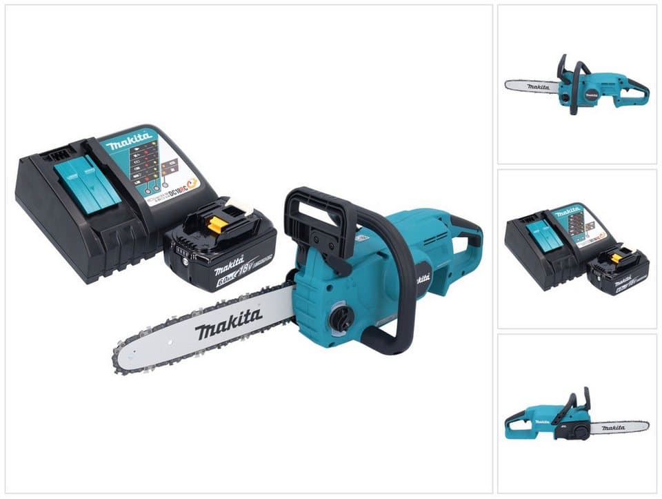 Makita Akku-Kettensäge DUC 307 RG1X2 Akku Kettensäge 18 V 30 cm 7,7 m/s Brushless + 1x Akku