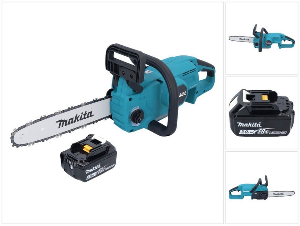 Makita Akku-Kettensäge DUC 307 F1X2 Akku Kettensäge 18 V 30 cm 7,7 m/s Brushless + 1x Akku 3