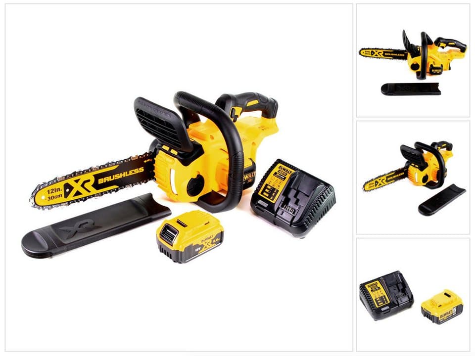 DeWalt Akku-Kettensäge DCM 565 P1 Akku Kettensäge 18V + 1x Akku 5,0 Ah + Ladegerät
